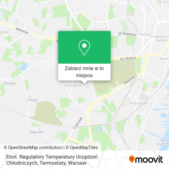 Mapa Elrot. Regulatory Temperatury Urządzeń Chłodniczych, Termostaty