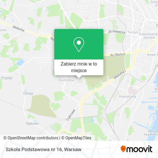 Mapa Szkoła Podstawowa nr 16