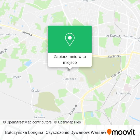 Mapa Bułczyńska Longina. Czyszczenie Dywanów