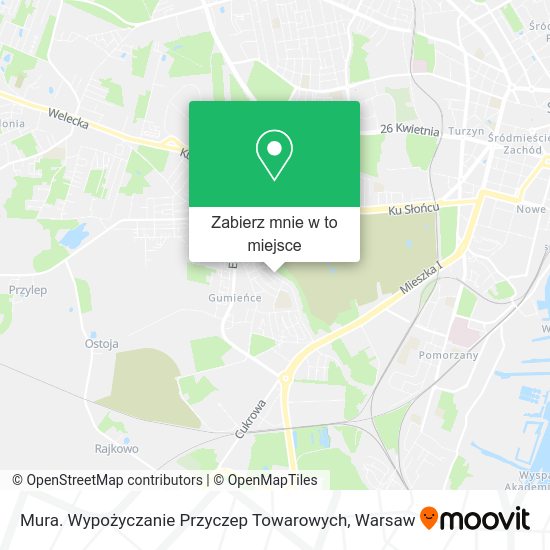 Mapa Mura. Wypożyczanie Przyczep Towarowych