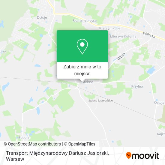 Mapa Transport Międzynarodowy Dariusz Jasiorski