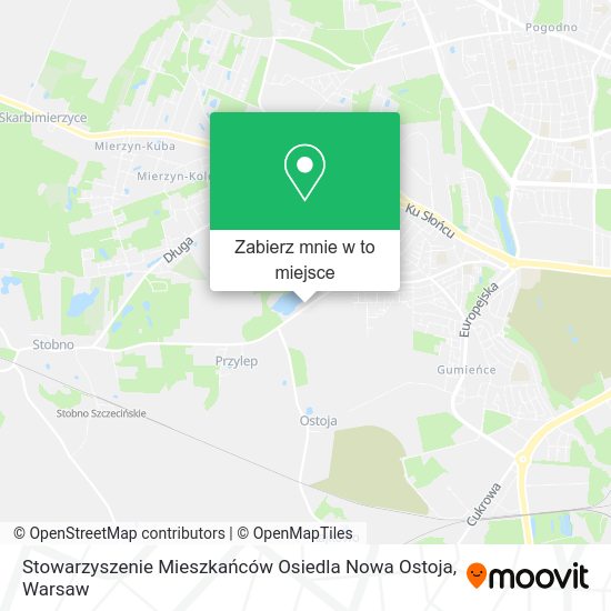 Mapa Stowarzyszenie Mieszkańców Osiedla Nowa Ostoja