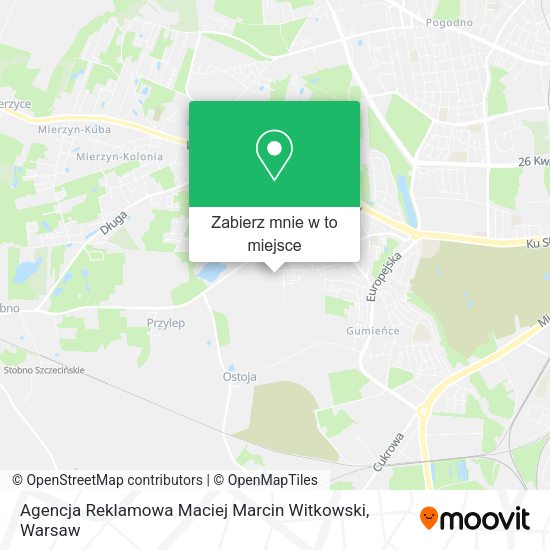 Mapa Agencja Reklamowa Maciej Marcin Witkowski