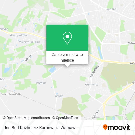 Mapa Iso Bud Kazimierz Karpowicz