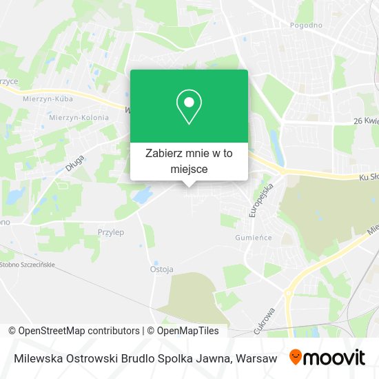 Mapa Milewska Ostrowski Brudlo Spolka Jawna