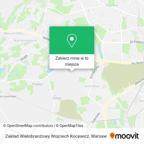 Mapa Zakład Wielobranżowy Wojciech Kocewicz