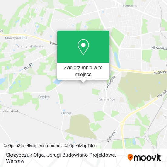 Mapa Skrzypczuk Olga. Usługi Budowlano-Projektowe