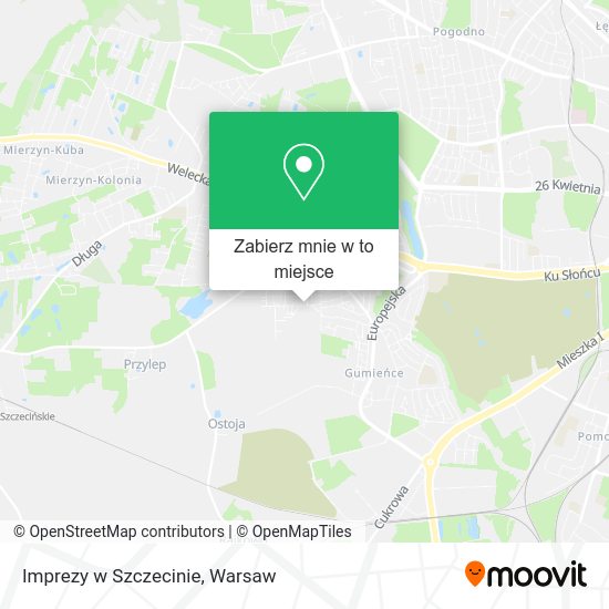 Mapa Imprezy w Szczecinie