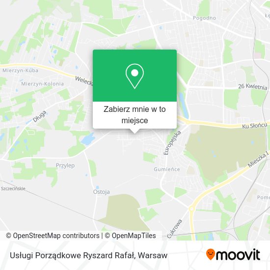 Mapa Usługi Porządkowe Ryszard Rafał