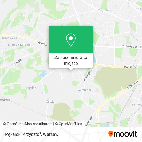 Mapa Pękalski Krzysztof