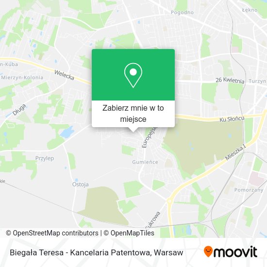 Mapa Biegała Teresa - Kancelaria Patentowa