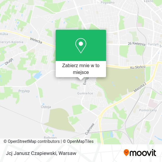 Mapa Jcj Janusz Czapiewski