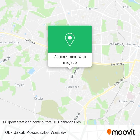 Mapa Qbk Jakub Kościuszko