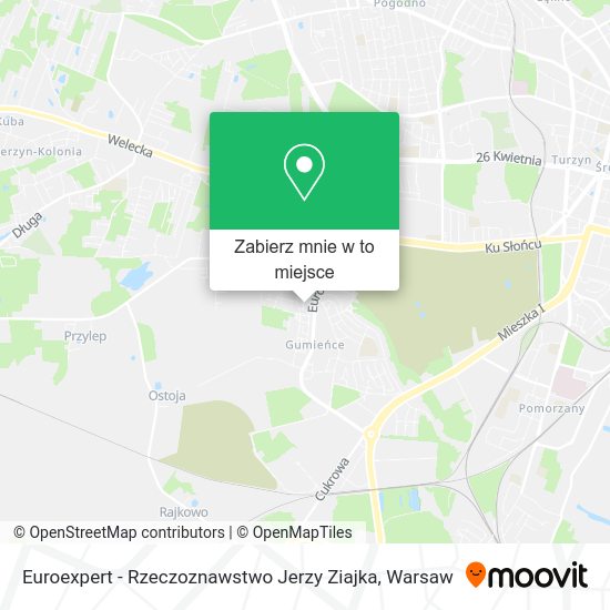 Mapa Euroexpert - Rzeczoznawstwo Jerzy Ziajka