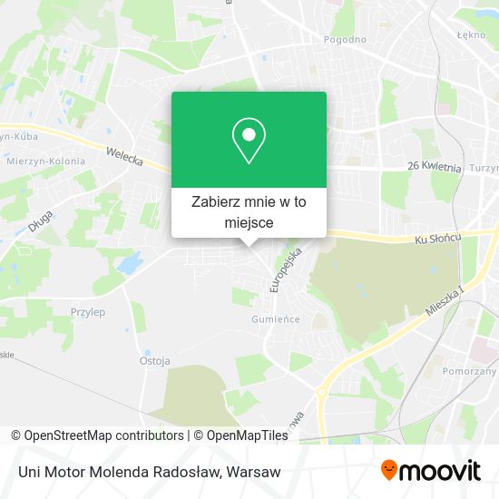 Mapa Uni Motor Molenda Radosław