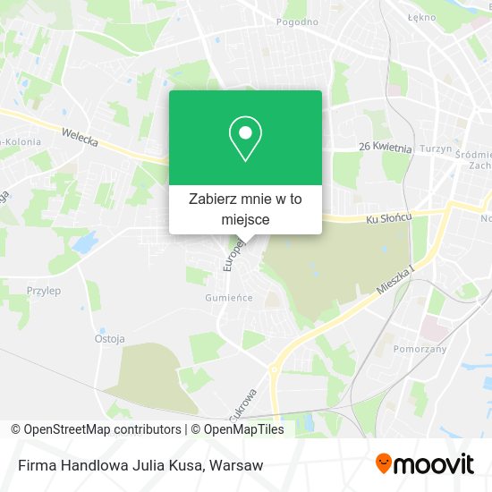 Mapa Firma Handlowa Julia Kusa