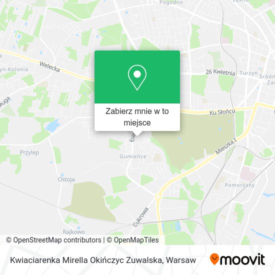 Mapa Kwiaciarenka Mirella Okińczyc Zuwalska