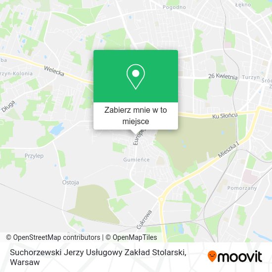 Mapa Suchorzewski Jerzy Usługowy Zakład Stolarski