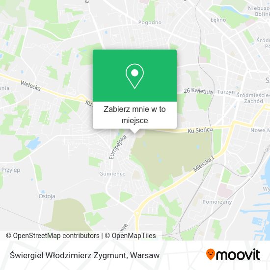 Mapa Świergiel Włodzimierz Zygmunt