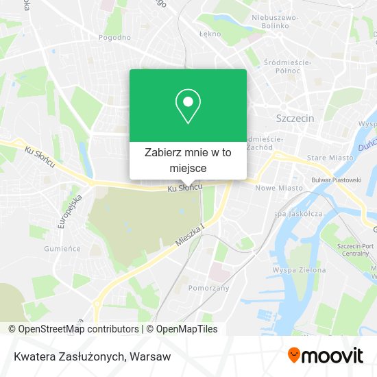 Mapa Kwatera Zasłużonych