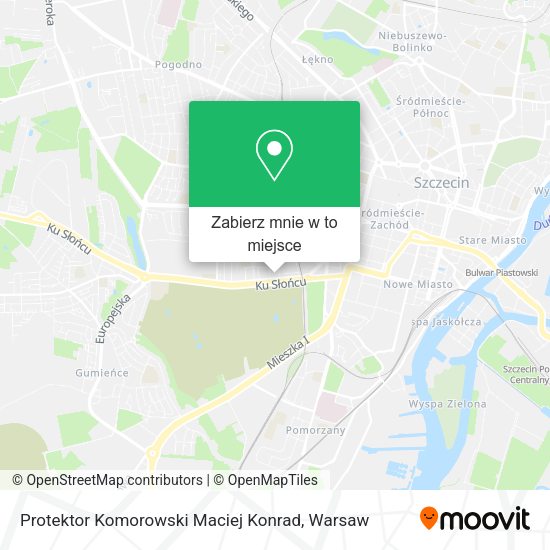 Mapa Protektor Komorowski Maciej Konrad