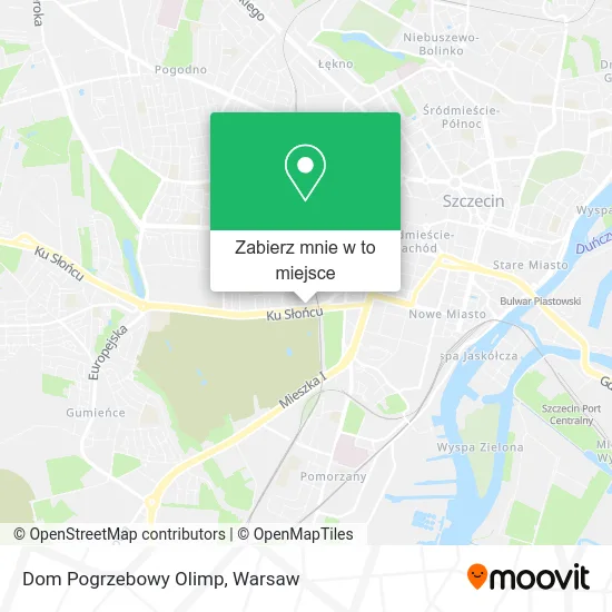 Mapa Dom Pogrzebowy Olimp