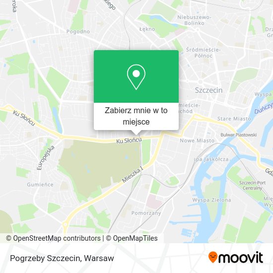 Mapa Pogrzeby Szczecin