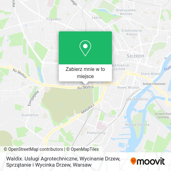 Mapa Waldix. Usługi Agrotechniczne, Wycinanie Drzew, Sprzątanie i Wycinka Drzew