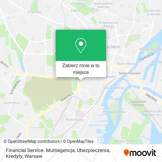 Mapa Financial Service. Multiagencja, Ubezpieczenia, Kredyty