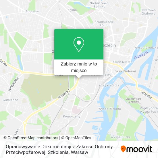 Mapa Opracowywanie Dokumentacji z Zakresu Ochrony Przeciwpożarowej. Szkolenia