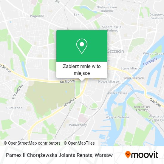 Mapa Pamex II Chorążewska Jolanta Renata