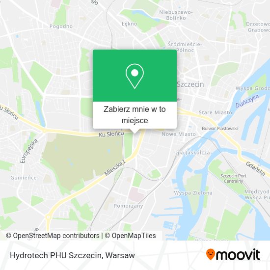 Mapa Hydrotech PHU Szczecin