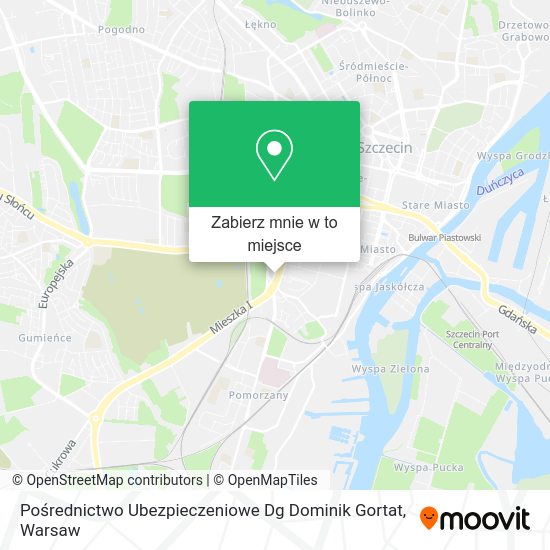 Mapa Pośrednictwo Ubezpieczeniowe Dg Dominik Gortat