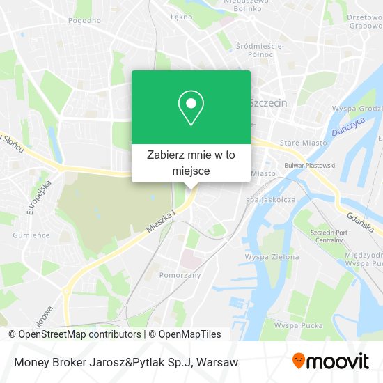 Mapa Money Broker Jarosz&Pytlak Sp.J