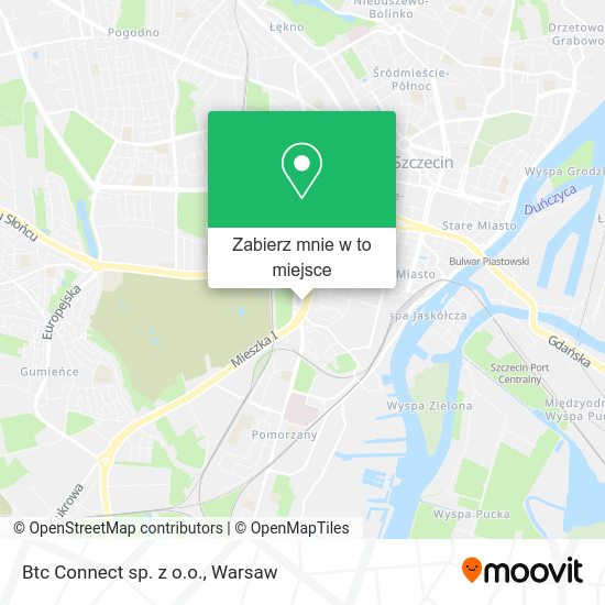 Mapa Btc Connect sp. z o.o.