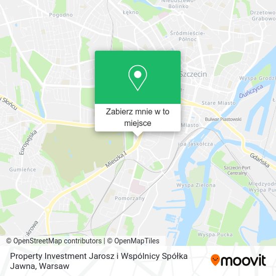 Mapa Property Investment Jarosz i Wspólnicy Spółka Jawna