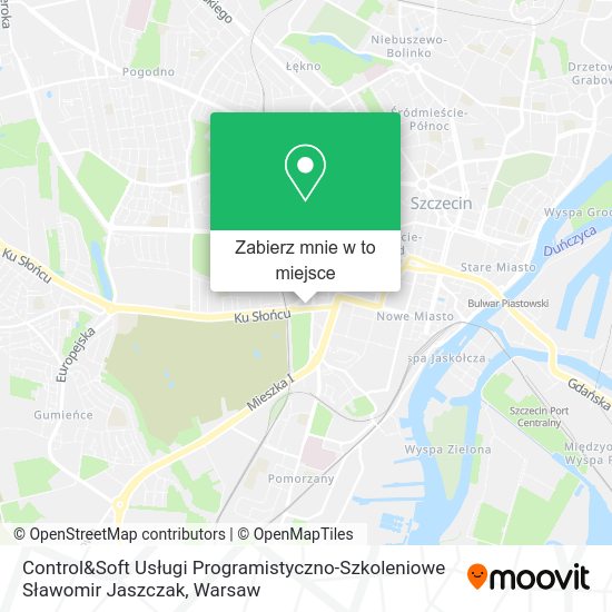 Mapa Control&Soft Usługi Programistyczno-Szkoleniowe Sławomir Jaszczak