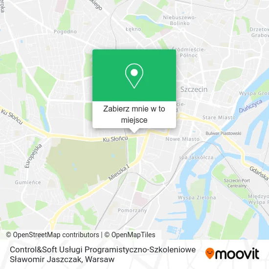 Mapa Control&Soft Usługi Programistyczno-Szkoleniowe Sławomir Jaszczak