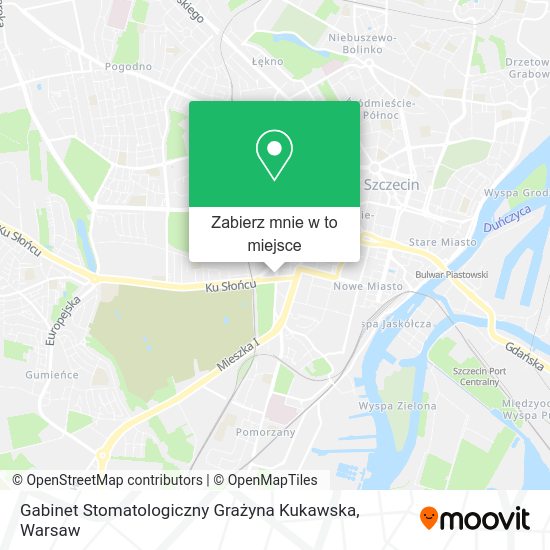 Mapa Gabinet Stomatologiczny Grażyna Kukawska