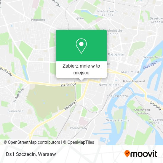 Mapa Ds1 Szczecin