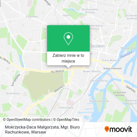 Mapa Mokrzycka-Daca Małgorzata, Mgr. Biuro Rachunkowe