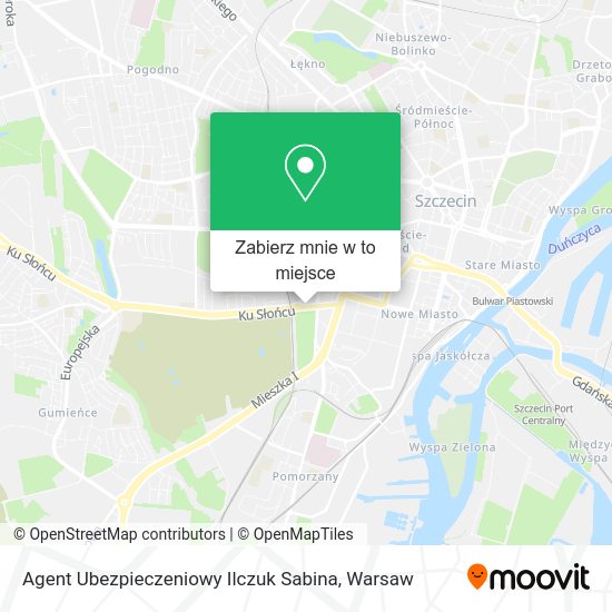 Mapa Agent Ubezpieczeniowy Ilczuk Sabina