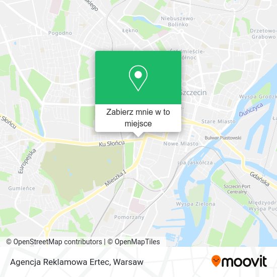 Mapa Agencja Reklamowa Ertec