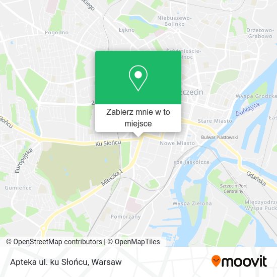 Mapa Apteka ul. ku Słońcu