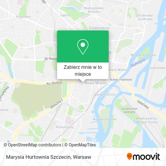 Mapa Marysia Hurtownia Szczecin