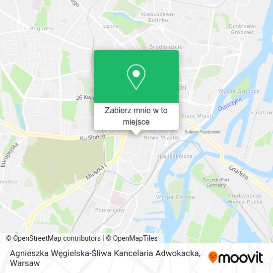 Mapa Agnieszka Węgielska-Śliwa Kancelaria Adwokacka