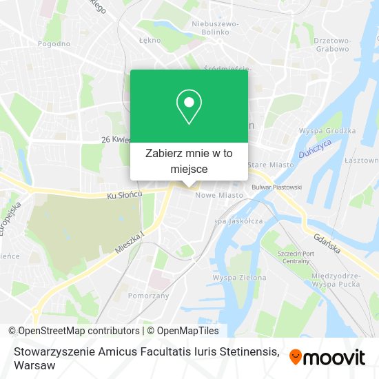 Mapa Stowarzyszenie Amicus Facultatis Iuris Stetinensis