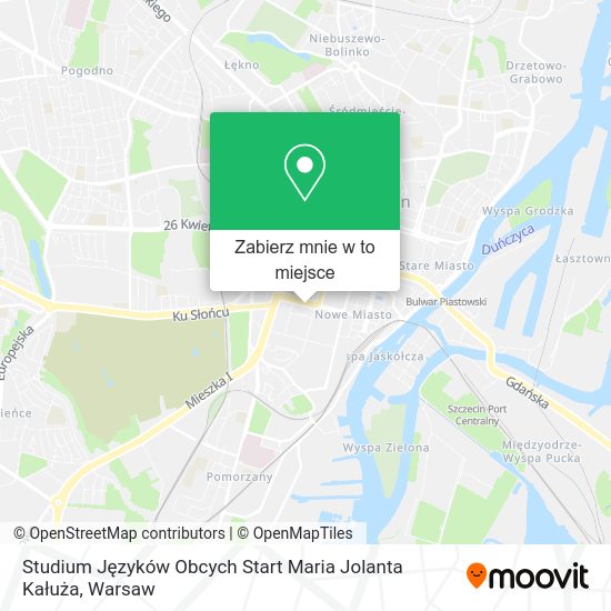 Mapa Studium Języków Obcych Start Maria Jolanta Kałuża