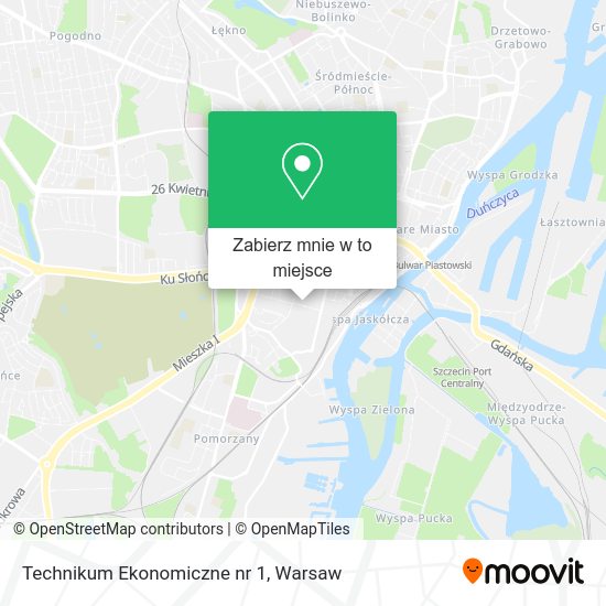 Mapa Technikum Ekonomiczne nr 1