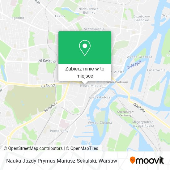 Mapa Nauka Jazdy Prymus Mariusz Sekulski